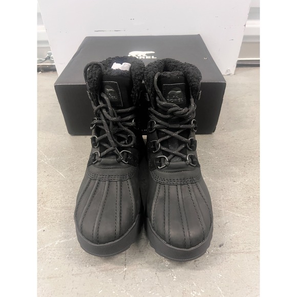 Sorel Scout 87\' LUX 2078371-010 Mens US‎ 8 Black Leather Waterproof Winter Boots main image 8
